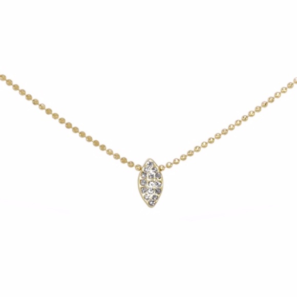 UNCOMMON JAMES BOHO GOLD DAINTY NECKLACE CHOKER BRUSHED GOLD VINTAGE GOLD ADJUST - Picture 2 of 12